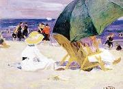 Green Umbrella Edward Henry Potthast Prints